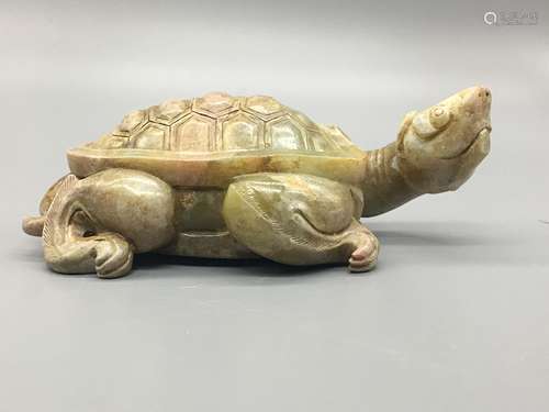 CHINESE JADE CARVED  TURTLE