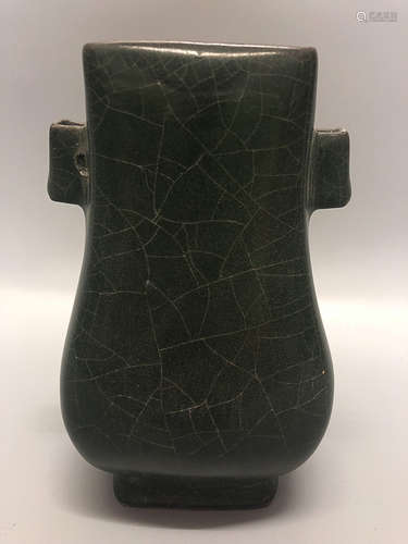 10TH-12TH CENTURY, A XIKOU GUAN KILN DOUBLE-EAR VASE, SONG DYNASTY