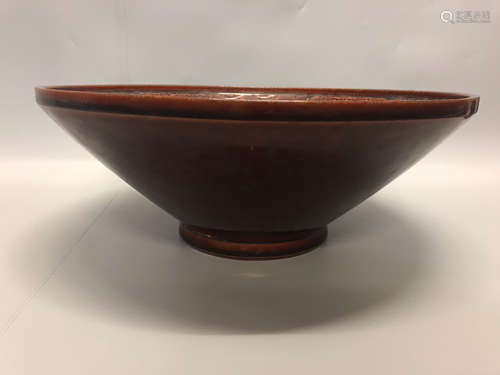 10TH-12TH CENTURY, A JIZHOU KILN PLAYING BABY PATTERN BOWL, SONG DYNASTY