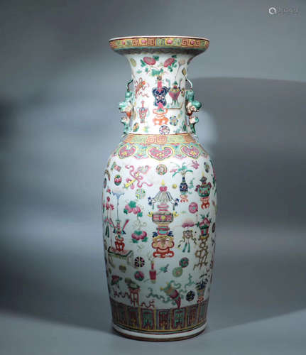 A FAMILLE-ROSE VASE