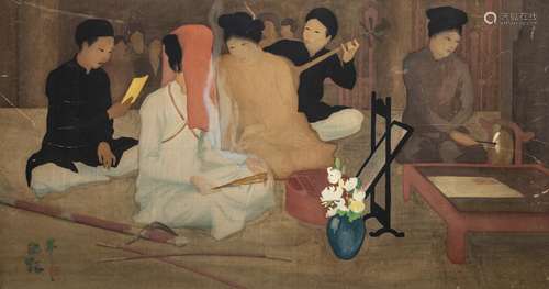 LE Yen (1919 1961), école des Beaux arts de Hanoï....