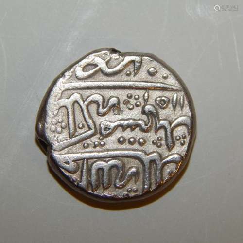Deux monnaies de six Shahi en argent, de 1151 Afsh...