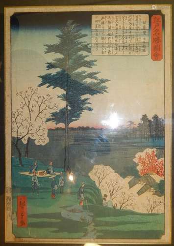 Hiroshige II, oban tate e, 