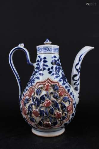 Chinese Ming Porcelain TeaPot