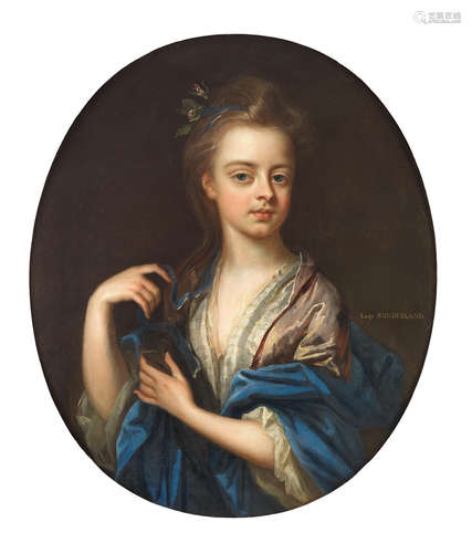 Portrait of Anne Churchill, later Countess of Sunderland, as a young girl, half-length, John Baptist Closterman(Osnabrück 1660-1713 London)