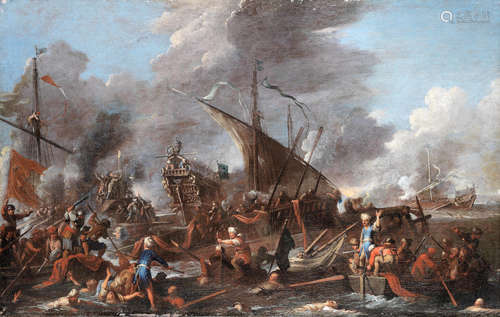 The Battle of Lepanto Cornelis de Wael(Antwerp 1592-1667 Rome)