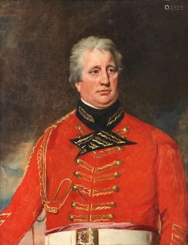 Portrait of General Officer Richard England, half-length, in military uniform Attributed to Mather Brown(Boston 1761-1831 London)