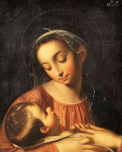 The Madonna and Child After Scipione Pulzone19th Century