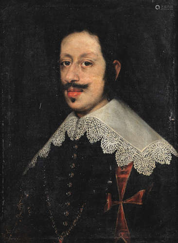 Portrait of Ferdinand II de'Medici, bust-length, Circle of Justus Sustermans(Antwerp 1597-1681 Florence)