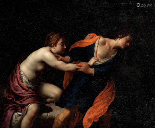 Joseph and Potiphar's Wife Studio of Alessandro Turchi, called l'Orbetto(Verona 1578-1649 Rome)