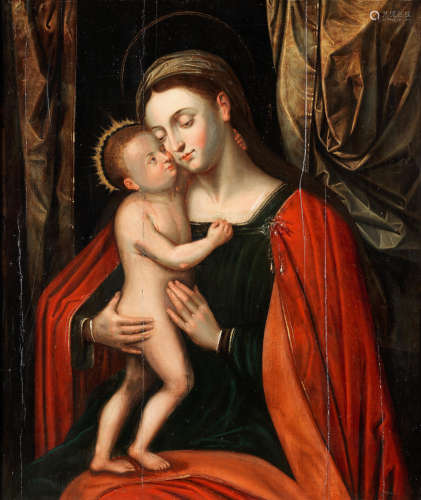 The Madonna and Child Follower of Joos van Cleve(Cleve circa 1485-circa 1540 Antwerp)