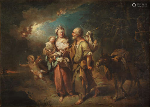 The Flight into Egypt Johann Conrad Seekatz(Grünstadt 1719-1768 Darmstadt)