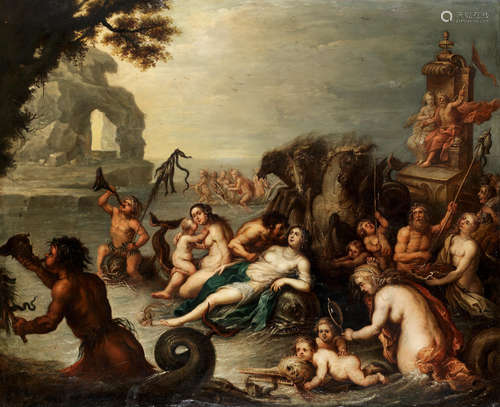 The Triumph of Neptune and Amphitrite Geeraert de Lavallée(Antwerp ? circa 1605-circa 1667)