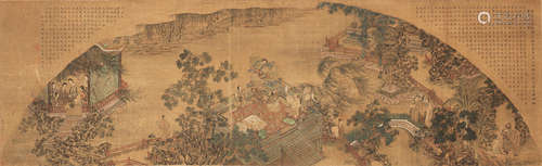 Garden Scene After Qiu Ying (19th century)