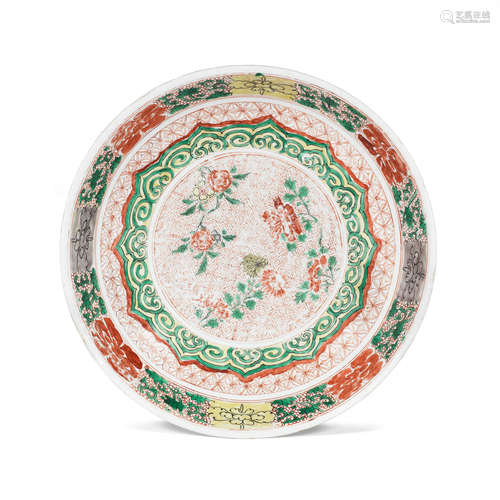 17th century A wucai 'floral' dish