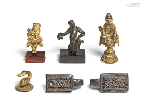 Northern Wei Dynasty and later A group of small bronze early wares