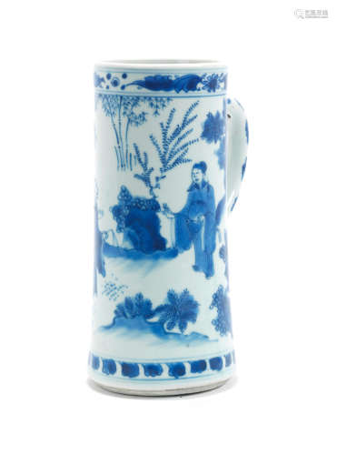Chongzhen, circa 1640 A blue and white tankard