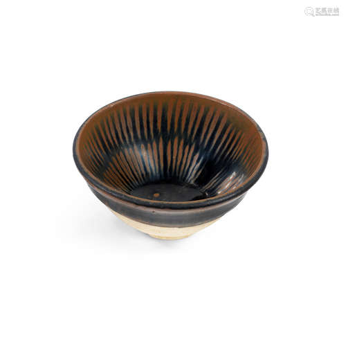 Jin Dynasty A 'Henan' black glazed russet-streaked bowl