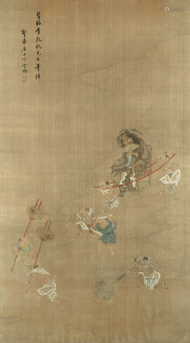 Zhong Kui, after Ding Yunpeng (1547-1628) Anonymous (18th/19th century)