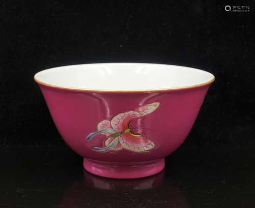 CHINESE FAMILLE ROSE PORCELAIN BOWL