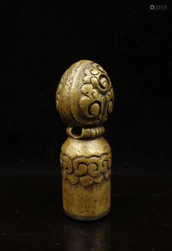 CHINESE TIBETAN BRONZE SEAL