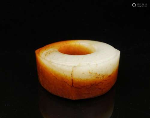 CHINESE JADE CARVED CONG