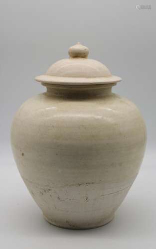 CHINESE BLANC DE CHINE PORCELAIN JAR