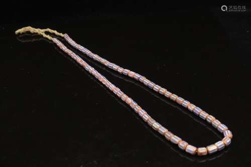 CHINESE GLASS NECKLACE