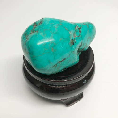 A ROUGH TURQUOISE WITH BASE