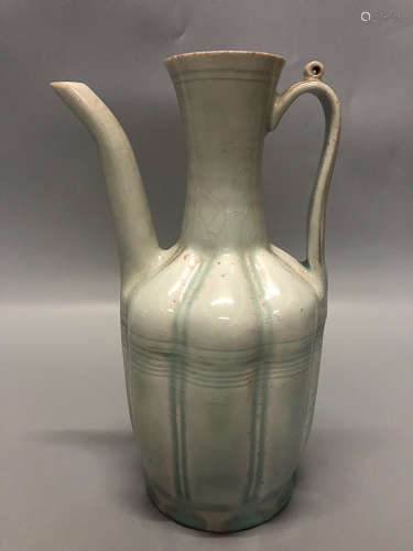 10TH-12TH CENTURY, A WHITE BLUE EWER, SONG DYNASTY