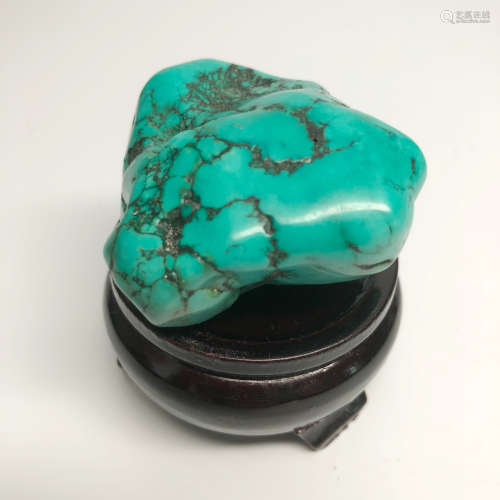 A ROUGH TURQUOISE WITH BASE