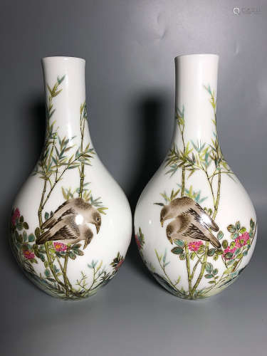 A PAIR OF GODNESS OF MERCY BOTTLE