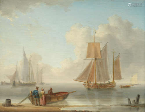 A calm William Anderson(British, 1757-1837)