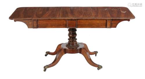 A Regency rosewood sofa table