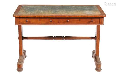 A George IV mahogany library table