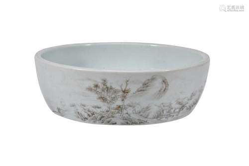 A Chinese 'Landscape' bowl