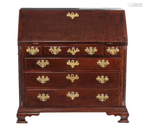 A George III mahogany bureau