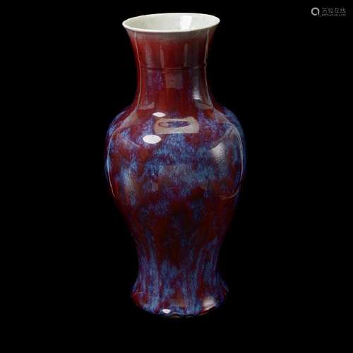 Flambe Glazed Vase, 18th/19th Century