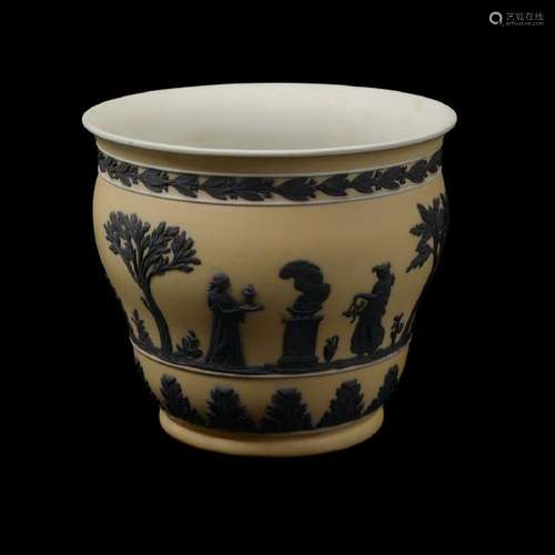 Wedgwood Black on Buff Jardiniere