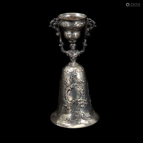 German Silver Wedding Cup, 18th Cent.