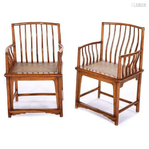 Pair of Southern Elm Armchairs