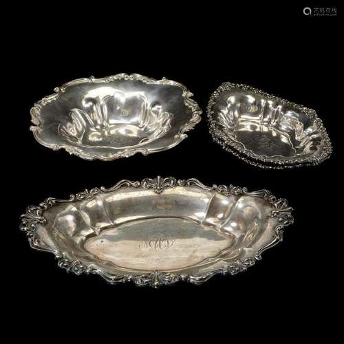 Four Sterling Silver Serving Pieces