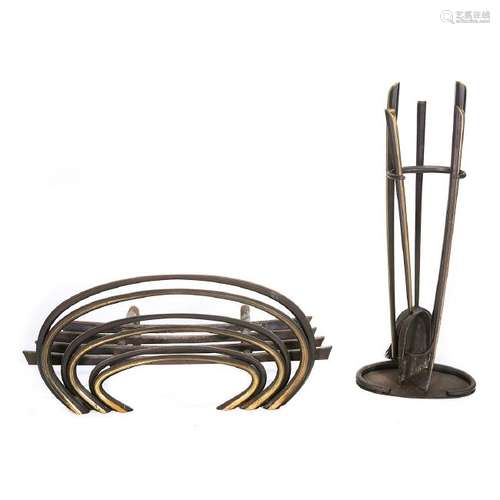 Michael Ficalora, Andiron and Set of Fire Tools