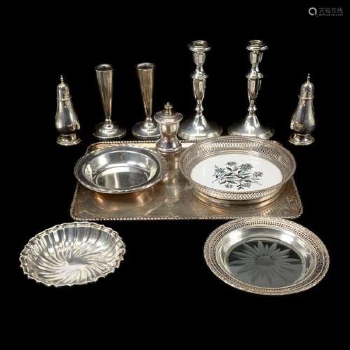 Group of Sterling Table Items