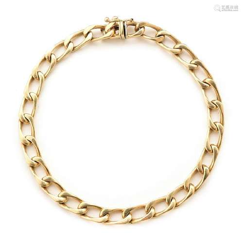 14k Yellow Gold Bracelet.