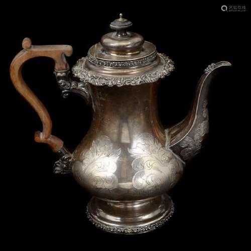 Sterling Coffee Pot, Boston, Thomas Millner