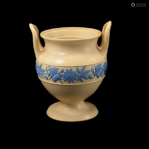 Wedgwood Yellow and Blue Urn