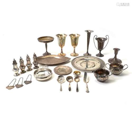 Group of Miscellaneous Sterling Silver Table Articles