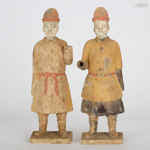 CHINESE POTTERY FIGURINE