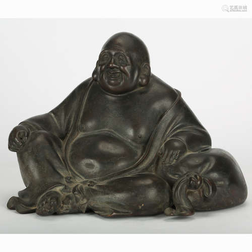 CHINESE BRONZE FIGURE OF IMMORTAL